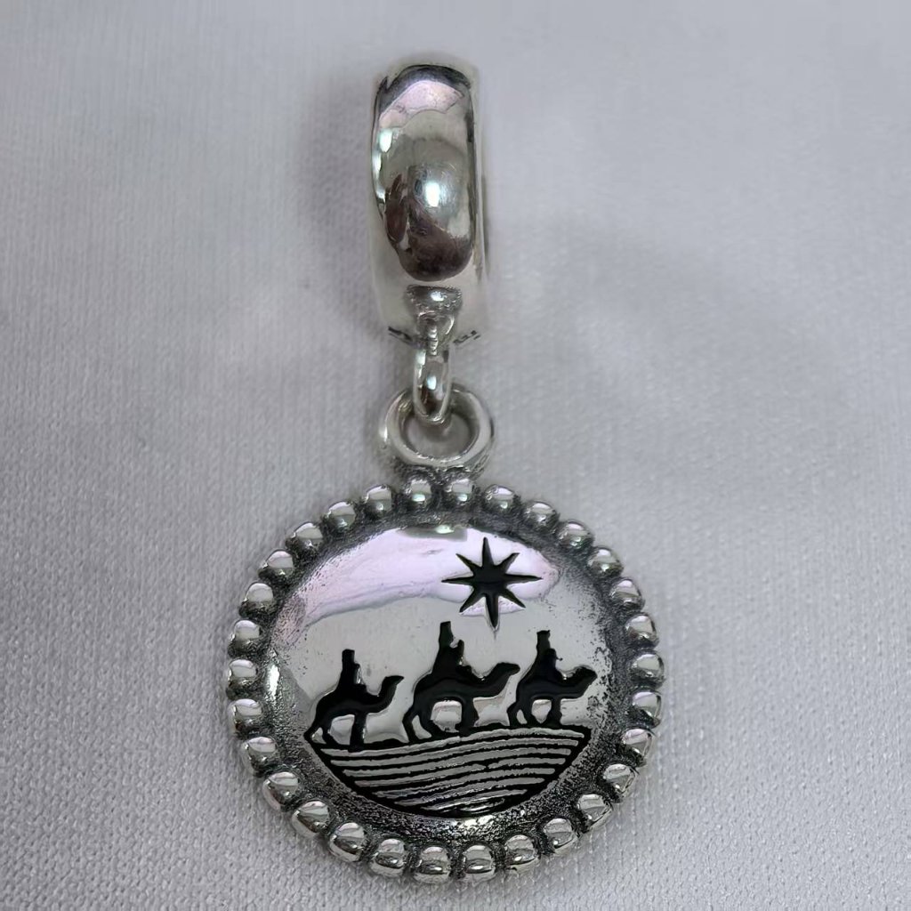 Pandora Three Kings Gift Of The Magi Charm, S925 Silver Jewelry